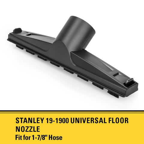 Go-To Universal Floor Brush Nozzle for Wet and Dry Vacuums With 1-7/8 Inch Hose Heavy-Duty Vacuum Attachment