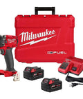 Rugged 18v Cordless Impact Wrench Kit Featuring 3/8 Inch Quick Release Chuck and Killer Torque for Shops Crushing Heavy Auto Jobs with battery and charger