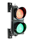 100mm Traffic Light Red Green LED Stop And Go Lamp With PC Housing IP65 Waterproof Industrial Warning Light for Tough Environments
