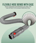 Beefed Up Replacement Vacuum Hose Assembly For DC40 DC41 DC65 UP13 UP14 UP20 290AW shown flexing with easy bend feature