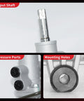 Close-up of Hydraulic Power Steering Rack And Pinion Assembly For Dodge Dakota 2005 2010 And Mitsubishi Raider features