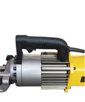 Heavy Duty Handheld Rebar Cutter With Electric Hydraulic Wire Rope Cutting Power For Construction Sites featuring a durable grip and motor.