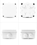 Weatherproof IP65 Junction Box 4 By 4 By 2.8 Inches ABS Plastic 2 Pack Surface Mount Enclosures For Indoor And Outdoor Installations