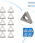 CNC Turning Tools Kit With Triangle Shim For Blade Protection And Longevity Pro Grade Tool Holder Set For Precise Machining
