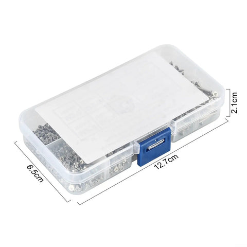 Plastic case of Stainless Steel Chipboard Screws With Partial Thread For Wood And Furniture Assembly Heavy Duty 3 To 6 Millimeter Diameter