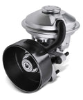 Heavy Duty Vacuum Pump Replacement For Ford Econoline Super Duty 1996 1999, steel build, black painted, engine bay fit
