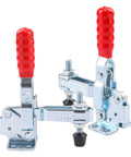10 Pack Quick Release Horizontal Toggle Clamps Gh 12130 Heavy Duty Five Hundred Lbs Grip For Woodworking Welding showing red handles and steel brackets.