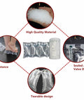 330 Pack Inflatable Air Pillows For Shipping Mailing Moving Top Shelf Padding With Hand Pump showing high quality air cushion bags and design features.