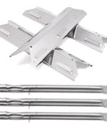 Grill Replacement Kit for Landmann 42170 42172 966686 with three burners and heat plates, stainless steel build