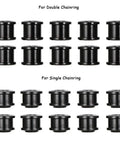Beefy 10 Piece Double Chainring Bolts M8 Set For Road Mountain BMX Bikes And MTB Cranksets 7075 Aluminum Alloy Construction