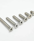 50 Pcs 1/4-20 x 1 Flat Head Socket Cap Screws Countersunk Bolts In 304 Stainless Steel 18-8 With Allen Drive Bright Finish