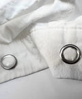 Close-up of 11mm snap fasteners installed on white fabric, part of Snaps With Fastener Pliers Press Tool Kit 40 Set 11mm Snap Fasteners Kit Snap Buttons For DIY Sewing And Crafting Easy To Install With Included Adapters And Pliers Perfect For Clothing Bags Quilting And Home Crafts