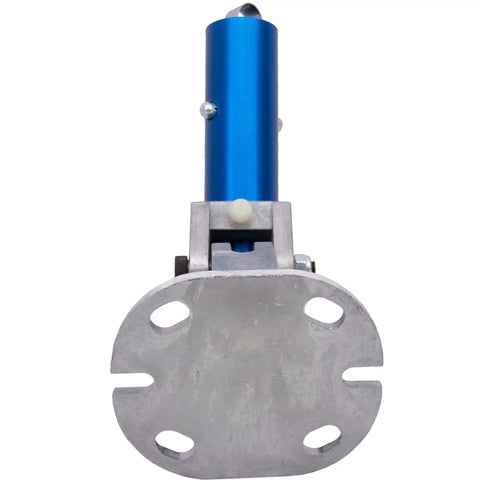 Rock It Bull Float Bracket For Concrete With Easy Half Turn Pitch Control 16 RKT N top view steel bracket