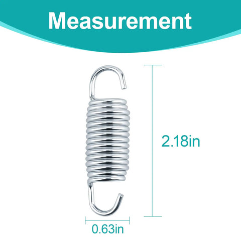 Beefed-Up Lawn Mower Extension Spring 52401 Replacement Kit 2 Pack Compatible With Hydro Gear CC30 Mini Rider Enforcer Series 0.63 x 2.18 inch