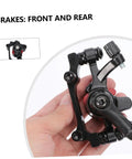Heavy Duty Disc Brake Rotor Kit For Mountain Bike With Front Rear Pads Set 160mm Mechanical Caliper black brake caliper in hand