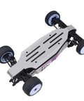 Losi Micro B 1/24 2WD RC Car Chassis Frame Upgrade Kit Stainless Steel Guard Plate underside view