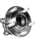 Front view of Rear Wheel Hub And Bearing Assembly For Focus 2012 2013 2014 2015 2016 2017 2018 With ABS 5 Lug Pair AUQDD 512466 ISO TS 16949