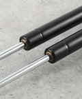 Close-up of Gas Spring Cabinet Door Hinge for Kitchen Cabinets with Hydraulic Soft Close Support and Durable Furniture Hardware