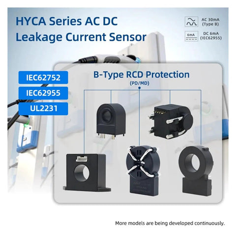 Heavy Duty Hyca08 Residual Current Device Rcd Differential Sensor For Electronic Wall Box Ev Charger variety display
