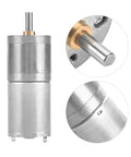 25mm 12V DC Gear Motor Built For Low Speed High Torque, Ideal For Electronic Locks And Robotics, precision metal gears close-up