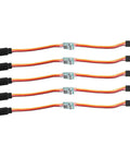 Five Pack RC Servo Reverser 3.6V To 24V 5A with connectors and wires, universal use for RC steering gear, durable for harsh environments