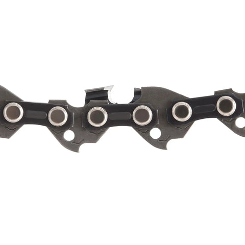 Close-up view of Three Pack 16 Inch Chainsaw Chain Three Eighths Inch LP Pitch.050 Gauge 56 Drive Links Semi Chisel