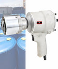 Heavy Duty 49mm Pneumatic Oil Barrel Sealer For 200L Metal Drums, handheld cap crimping gun with steel jaws.