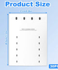 30 Pack Printer Cleaning Sheets 11.2 X 8.26 In Universal Inkjet And Toner Printer Cleaning Kit sheet dimensions shown