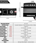 Beefed Up 9KgCm Metal RC Servo For 1 18th TRX4M Crawler High Torque Digital Coreless HV 4.8V To 8.4V Upgrade Specifications