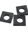 Beveled Square Washer Set 1/2 Inch Ten Pack 1-1/8 By 1-1/8 Inch Wedge Shims For Leveling Carbon Steel Galvanized 2mm To 6.6mm Thick
