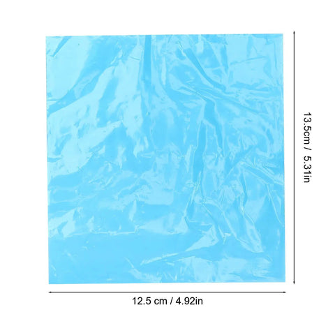 200 Pack Thickened PE Machine Covers Large 125x135cm Moistureproof Protective Bags heavy-duty blue cover detail view