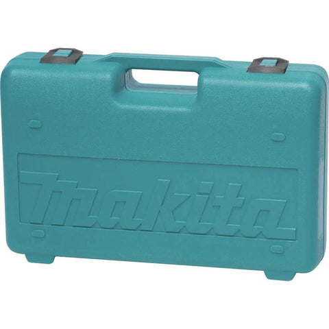 Heavy Duty 4.5 Amp Power Scraper With 0-3200 BPM carrying case with handle, closed, turquoise color