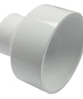 PVC DWV Reducing Coupling 3 In To 1-1/2 In White For Drainage And Venting Systems Non-Toxic Injection Molded PVC Plumbing Fitting Great For Joining 3 In PVC White DWV Piping