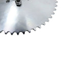 Close-up view of 54 Tooth Sprocket And Hub Set For 1 Inch Axle Fits 40 41 And 420 Chain Mini Bike And Kart Applications Built Tough Steel