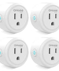 4 Pack Smart Plug Mini Pack That Works With Alexa And Google Home, WiFi Outlet With Timer, App Control, White