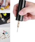 Slick Cordless Power Drill Game Changer Features Precision Multi-Bit Full Setup for drilling tricky craft resin bead holes.