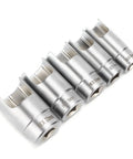 Top Notch Elbow Connector Socket Set For Car Repair That Slips In Where Regular Tools Can Not Go With 5 Sockets From 12mm To 22mm Drive Fitting Kit, 5-piece chrome sockets