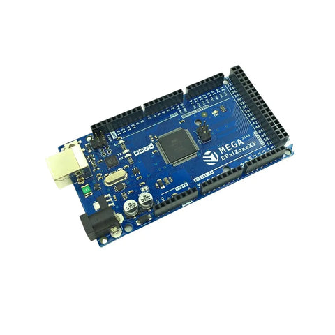 Mega 2560 R3 Arduino Board With ATmega2560 ATmega16U2 USB Serial, 5V operation, blue PCB, no USB cable, compatible for projects