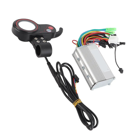 Beefed-Up Electric Scooter Controller With Color LCD Display And Shift Switch, Dual-Mode Brushless Motor Speed Controller For E-Bikes, 36V/48V/60V Compatibility, 48V 250/350W Screen, Easy View Data For Speed, Power, And Mode