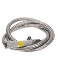 B-0096-H 96 Inch Flexible Stainless Steel Hose For Commercial Kitchens And Sinks, coiled design, OEM-grade, easy install.
