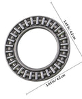 Sick 10 Pc Thrust Needle Roller Bearings Plus Flat Metal Axial Bearings For High Accuracy Power Transmission On Milling Machines And Lathes Handling Heavy Duty Gear Handles Pressure Perfectly And Looks Legit And Saves Cash On Cheap Fixes Later. 1.65 in bearing ring