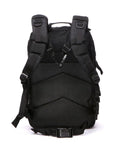 Back view of All Day Ready 45L Nylon Waterproof Tactical Backpack showing padded straps and durable military style design.