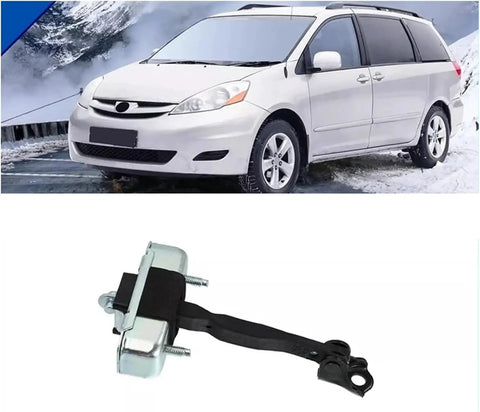 Front Door Check Hinge Kit For Toyota Sienna 2003 2010 Driver Side With Strap Limit Rod Stop Durable Metal Anti Rust Coated