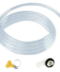 Ten Foot Portable Air Conditioner Drain Hose Kit 3/5 Inch Leakproof Universal Drain Pipe Replacement for Window Units and Mini Splits