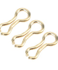 Carp Fishing Wire Eyes Sinker Set 300 Pieces Steel Alloy Screw Leads Loops Tackle Accessory For Freshwater And Saltwater Fishing Lightweight Yet Tough As Nails close-up of brass screw loops