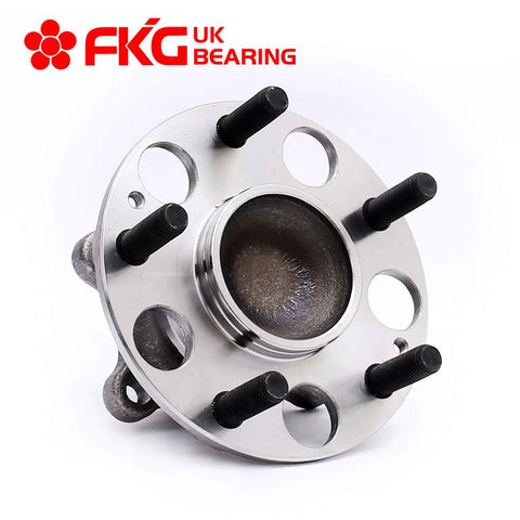 Front view of Rear Wheel Bearing Hub Assembly For 2006-2011 Honda Civic ABS LX DX GX 1.8L, 5 Lug, Left And Right, Set Of 2