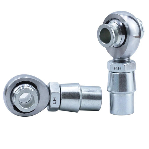 Beefy Three Quarter Inch Chromoly Heim Joint Rod End Kit With Left And Right Hand Threads For Panhard Rods Traction Bars And Tie Rods Includes Spacer Tubes Adapters Jam Nuts And Rubber Seals 2 Pack Built To Last. RH and LH rod ends