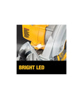 Slick Pro Grade Rugged Brushless Cordless Circular Saw 20V Max 6 1/2 Inch with bright LED for enhanced visibility.