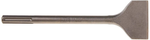 Heavy duty scaling chisel bit for Built Tough SDS Max Corded Demolition Hammer, ideal for concrete breaking and mortar cleanup.