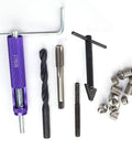 Premium Stainless Steel Thread Repair Insert Kit For 10 X 1.25 Threads M10 Fix Stripped Bolt Holes In Soft Metals With Heavy Duty Drill Tap Install Tool Set, with drill, tap and inserts